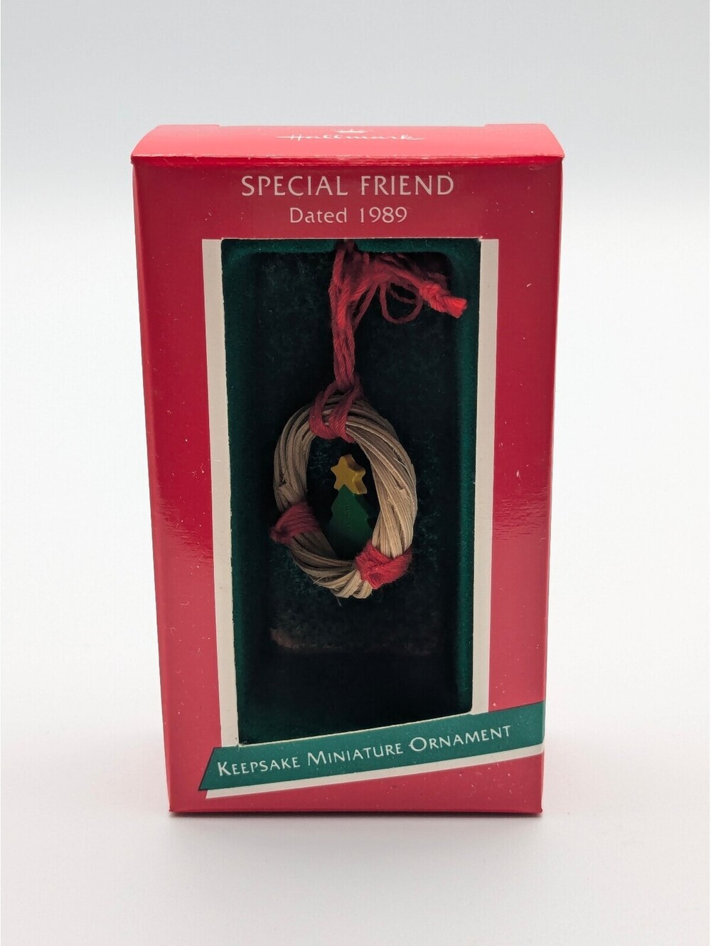 Hallmark Keepsake Special Friend Miniature Ornament 1989, New in Box